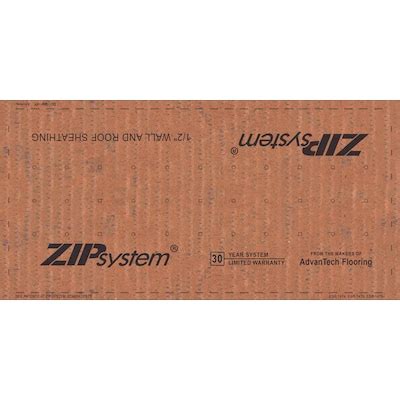 ZIP System Sheathing Plywood & Sheathing at Lowes.com