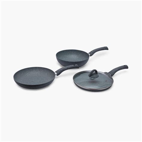 Buy WONDERCHEF Metal Wok With Lid-Set Of 3 Pcs. from Wonderchef at just ...