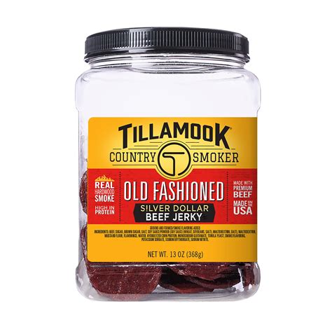 Tillamook Country Smoker Real RE32Hardwood Smoked Silver Dollar Beef ...