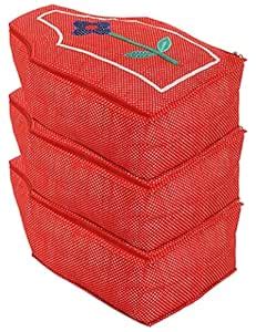 Kuber Industries Dot Printed Blouse Cover Clothes Storage Bag Garments ...