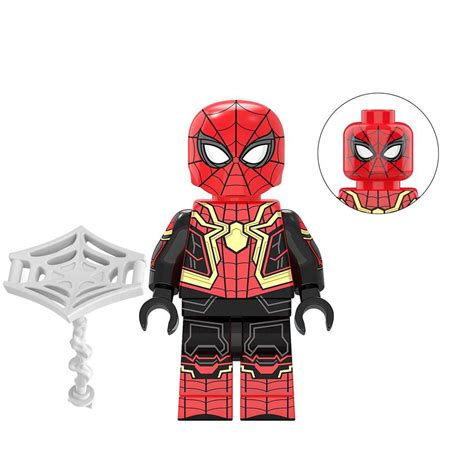 Integrated Suit Spider-Man Minifigures Lego Compatible Spider-Man No ...