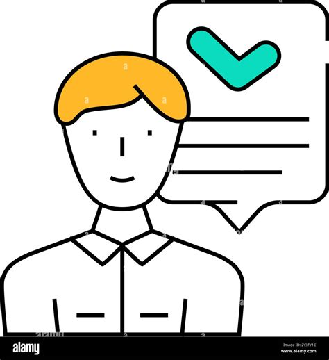 mql marketing qualified lead icon color illustration Stock Vector Image ...