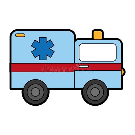 救护车动画片 向量例证. 插画 包括有 救护车动画片 - 22336937