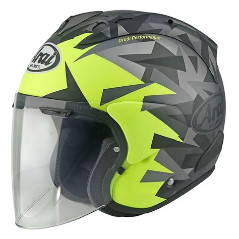 Arai Sz-r Vas Evo Mimesis Yellow Helmet