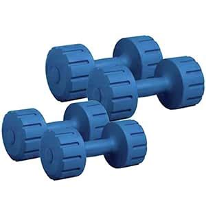 Buy FITMAX 1 kg Set and 2 kg Set Combo PVC Fixed Weight Dumbbell (6kg ...