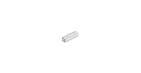 Hafele 941.00.200 EKU 6-Foot 75-Inch Long Aluminum Single Upper Running ...