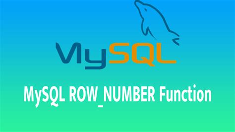 Image result for Row Number in MySQL