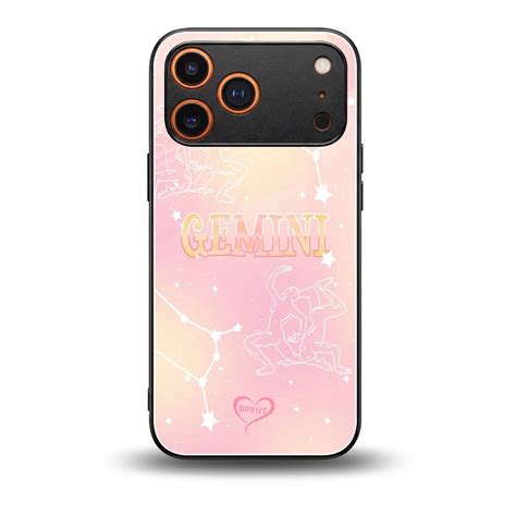 Gemini Aura Phone Case for Iphone 17 Pro | Glass Case – Boujee