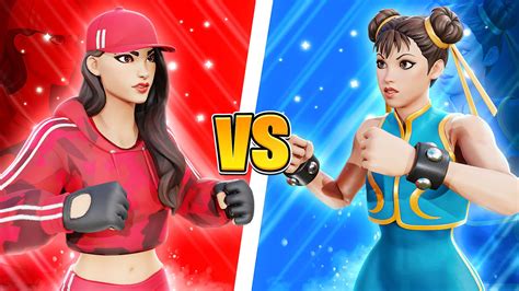 Ruby💖 VS Chun-Li 💙 0983-3400-1397 by dreurope - フォートナイト