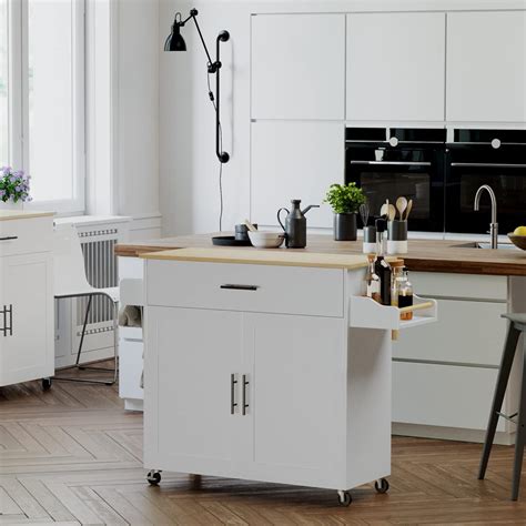 IRONCK Rolling Kitchen Island Table on Wheels with India | Ubuy