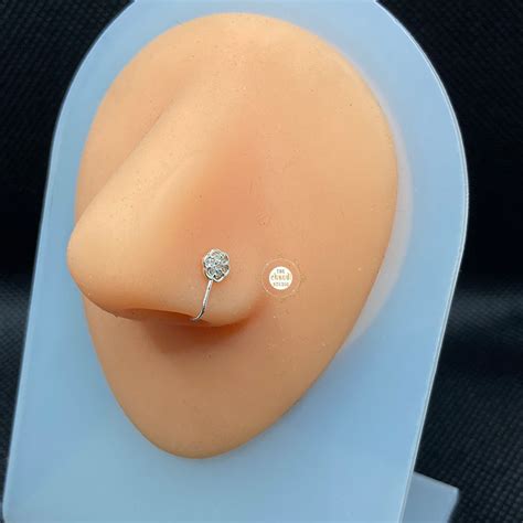 Flower Clip-On Nosepin Comfortable to Wear | The Chandi Studio