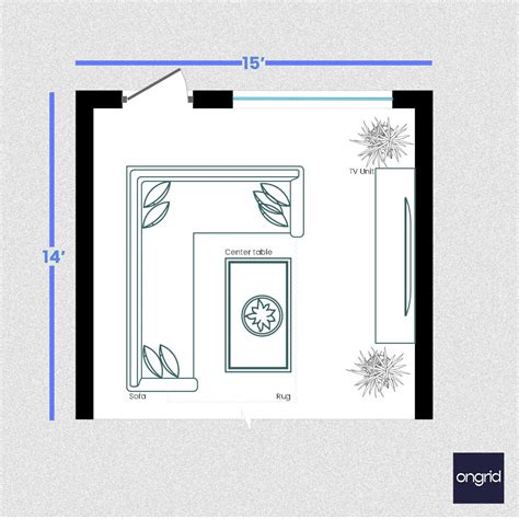 Scandinavian IKEA Living Room Idea | 15' x 14' – Ongrid Design