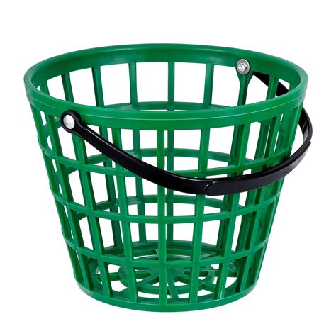LEORX 1Pack Golf Ball Bucket for Individuals Stackable Storage in Green ...