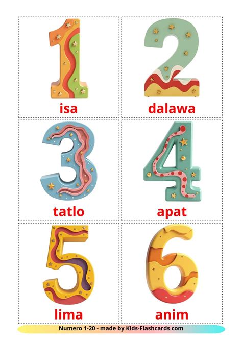 Numbers In Tagalog Words