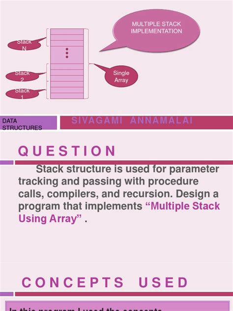Image result for Implement Stack Using Multiple Stack in C