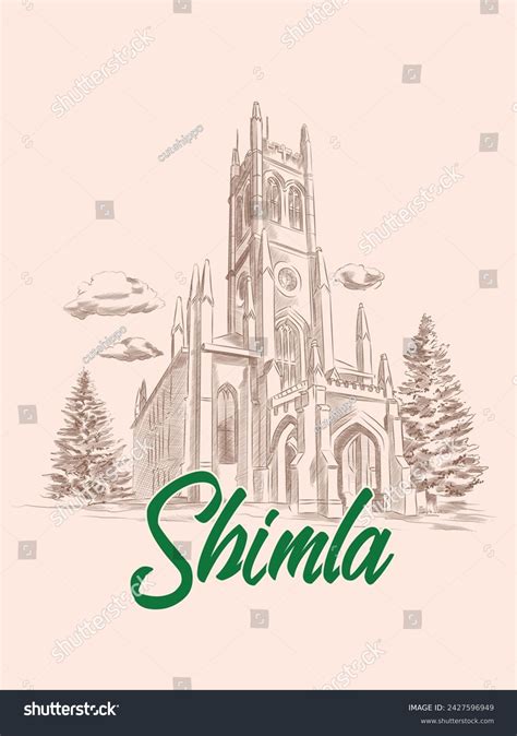 Banner Template Shimla Capital City Himachal Stock Vector (Royalty Free) 2427596949 | Shutterstock