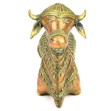 Bronze Nandi Figurine | Nandi Statue for Decoration | Bronze Statue ...
