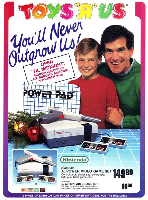 Nintendo Video Game Set by Toy "R" Us, 1988 : r/vintageads