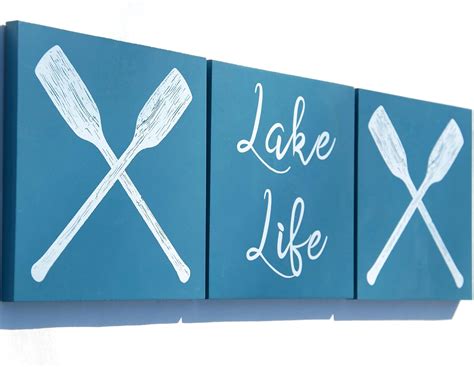Amazon.com: Lake House Decor For The Home, Wood Lake Decor, Lake Life ...