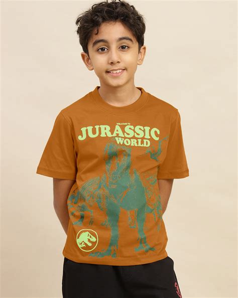 Jurassic World Printed Regular Fit Tshirt For Boys – Kidsville