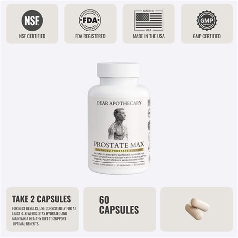 Prostate Max Health Supplement for Men - Saw Palmetto, Pygeum, Nettle ...