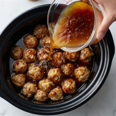 Savory 4 Hour Crock Pot French Onion Meatballs