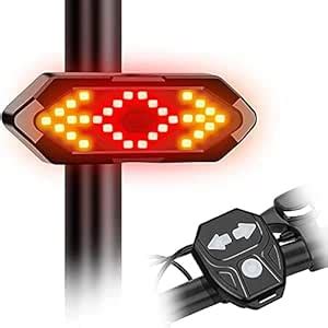 Buy Lista Bicycle Tail Light USB Rechargable Smart Wireless Remote ...