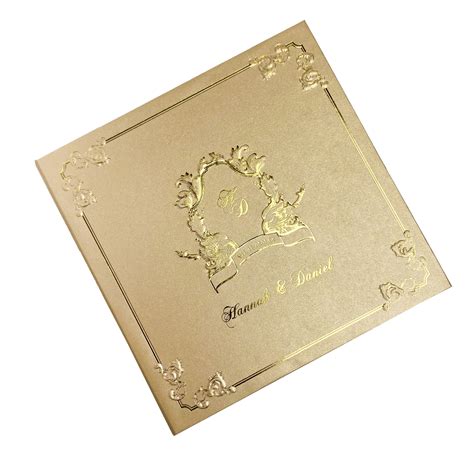 Classic Gold Invitation – Upani