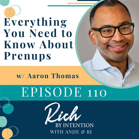 Everything You Need to Know About Prenups with Aaron Thomas - Rich by ...