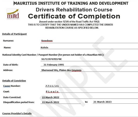 Road Safety in Mauritius - New Laws | Rehabilitation Course ...