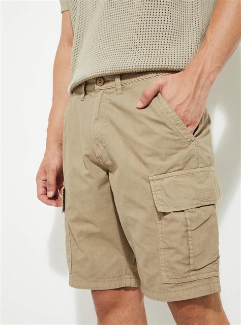 Buy URB_N Men Solid Cargo Shorts Online at just Rs. 999.0 ...
