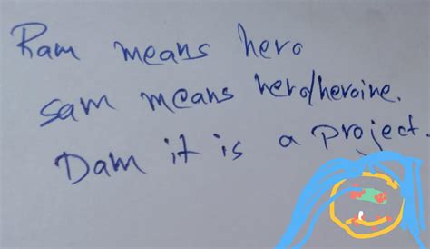 98 rs devided between ram ,sam and dam .71 devided between ram and sam ...