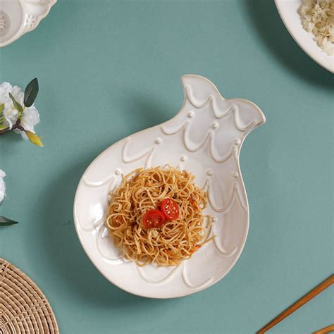 Fish Scales Textured Snack Plate 9 Inch Online - Premium Snack Plate ...