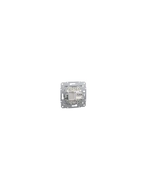 Розетка RJ45, тип UTP, категорія 5E, білий, Asfora, без рамки EPH4370121