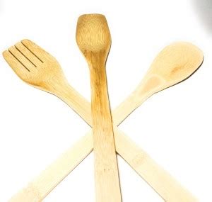 Classvilla Handmade Wooden Serving and Cooking Spoon Kitchen Utensil ...