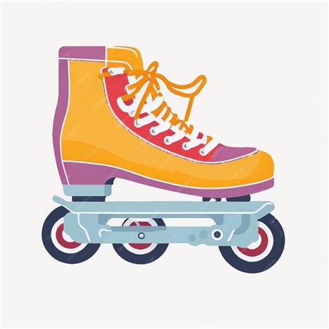 Premium Vector | Roller skate vector illustration isolated on a white ...