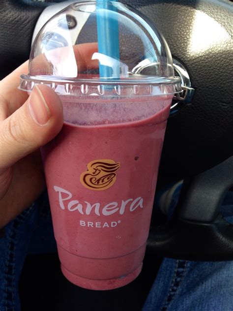 Super fruit Power Smoothie @ Panera. My favorite drink there. | Protein ...
