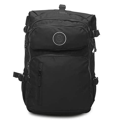 Royal Enfield Roll Top Backpack Black (RLCBGM000003) : Amazon.in: Shoes ...