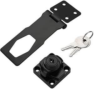 keyed Hasp Locks Twist Knob Keyed Locking Hasp for Small Doors ...