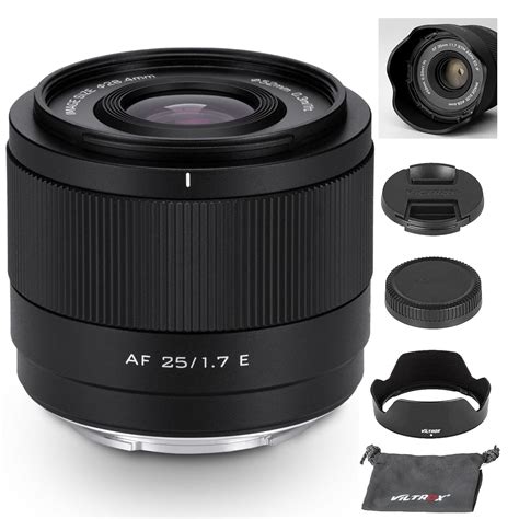 VILTROX 25mm f1.7 E-Mount Large Aperture STM APS-C Auto Focus Prime ...