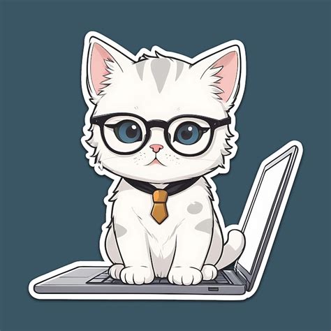 Scientist cat decal PSD, High Quality Free PSD Templates for Download ...