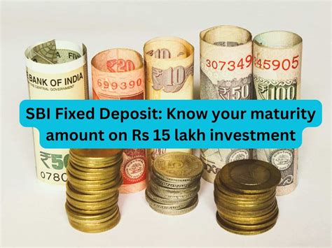 SBI Fixed Deposit: Check PSU bank's FD interest rates for different ...