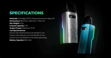 Uwell Caliburn GZ2 Pod System India | Indian Vape Ninja - Vape Ninja