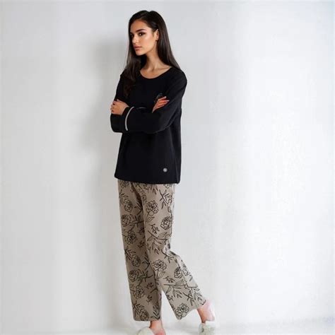 Full Sleeves Cotton Night Suit Set - Black – BubbleFig