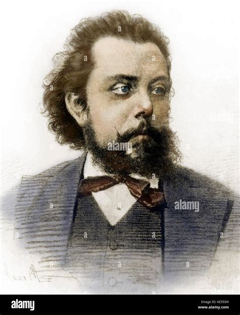 Modest Petrovich Mussorgsky portrait - . Russian composer, 21 March ...