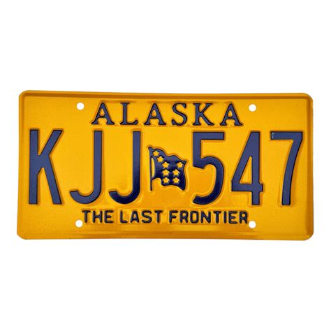 Alaska License Plate – Fish Creek Company