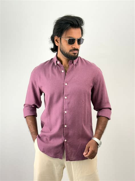 Lavender Linen Shirt