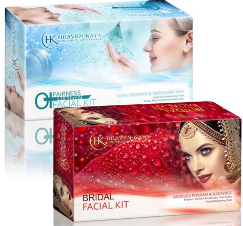 Heaven Kaya O+ Fairness Oxygen Facial kit For Rejuvenate Skin & Repair ...