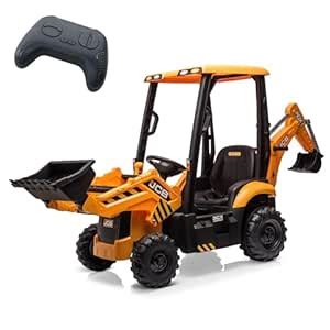 Buy Hetoy 4 in 1 Ride on Tractor, Excavator & Bulldozer & Removable ...
