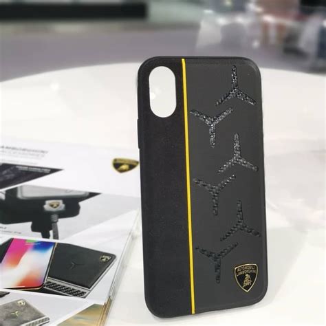 Lamborghini ® For Apple iPhone XS Max Alcantara Aventador D12 Limited ...